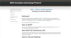 Desktop Screenshot of ncip.info