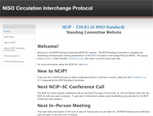 Tablet Screenshot of ncip.info